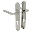 LINEA - Ens pg alu/plaq acier cyl 1 cote pilier tolbiac nickel mat b - vignette