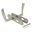 LINEA - Ens pg/plaq cyl 2 col ral belair zamak nickel mat ss ressort - vignette