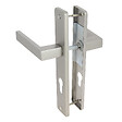 CHRISLIGNE - Ens poig/plaq 195 cyl joffrin alum finition inox velours - vignette