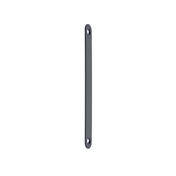 CHRISLIGNE - 1 platine cache serrure bdc lg 160mm ent 140 acier noir mat - large