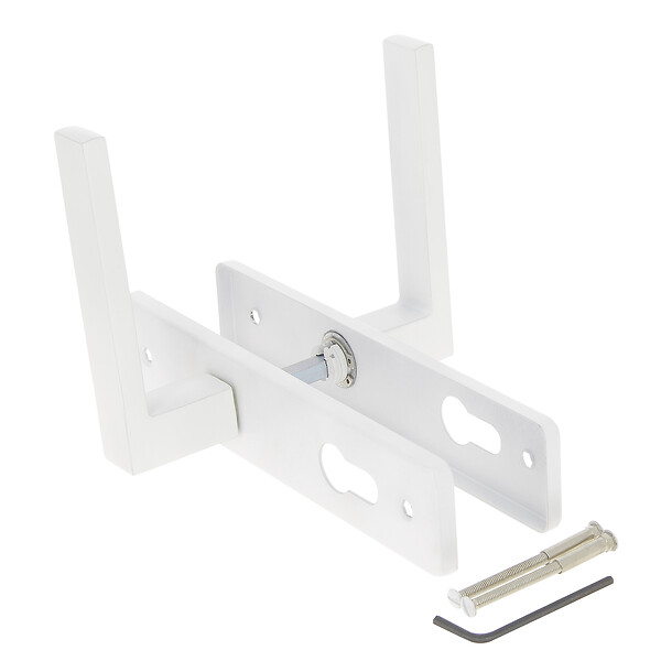 CHRISLIGNE - Ens poig alu/plaq acier 165mm cyl joffrin blanc mat - large