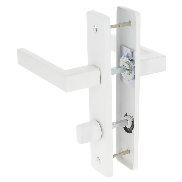 CHRISLIGNE - Ens poig alu/plaq acier 165mm cddc joffrin blanc mat - large