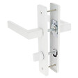 CHRISLIGNE - Ens poig alu/plaq acier 165mm cddc joffrin blanc mat - vignette