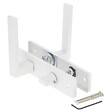 CHRISLIGNE - Ens poig alu/plaq acier 165mm cddc joffrin blanc mat - vignette