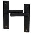 CHRISLIGNE - Ens poig alu/plaq acier 165mm bdc joffrin noir mat - vignette