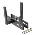 CHRISLIGNE - Ens poig alu/plaq acier 165mm cle joffrin noir mat - vignette