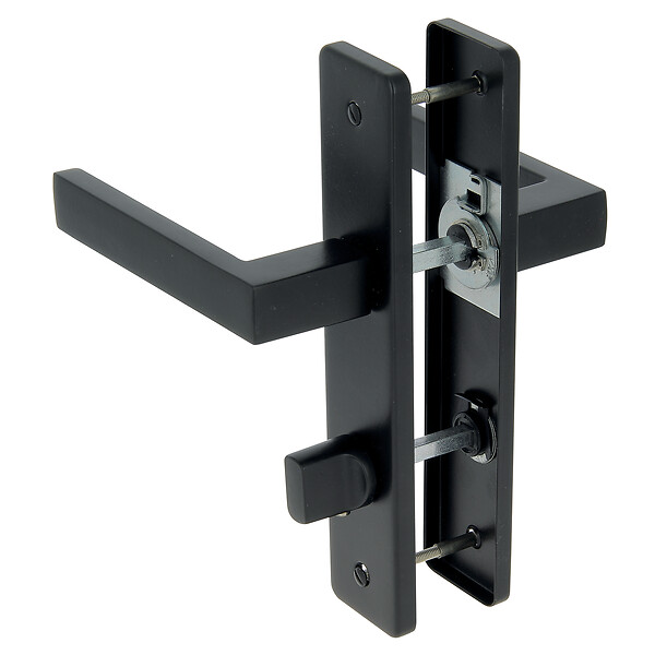 CHRISLIGNE - Ens poig alu/plaq acier 165mm cddc joffrin noir mat - large