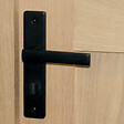 CHRISLIGNE - Ens poig alu/plaq acier 165mm cddc joffrin noir mat - vignette