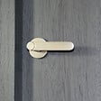 CHRISLIGNE - Ens poig alum/rosace acier meudon k nickel satine mat - vignette