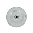 CHRISLIGNE - Bouton sur rosace diam 70 mm aluminium noir mat - vignette