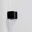 CHRISLIGNE - Bouton carre alu / ros acier noir mat - vignette