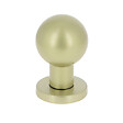 CHRISLIGNE - Bouton rond alu / ros acier laitonne satine - vignette