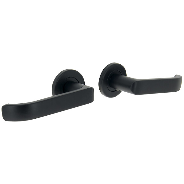 CHRISLIGNE - Ens poig/ros alu lenach noir mat - large