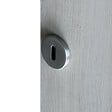 CHRISLIGNE - 2 rosaces adh d.52 cle acier nickel satine mat - vignette