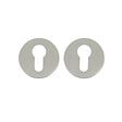 CHRISLIGNE - 2 rosaces adh d.52 cyl acier nickel satine mat - vignette