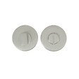 CHRISLIGNE - 2 rosaces adh d.52 cddc acier nickel satine mat - vignette