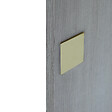 CHRISLIGNE - Plaq adh cache serr borgne 50x50 acier satine mat - vignette