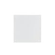 CHRISLIGNE - Plaq adh cache serr borgne 50x50 acier blanc mat - vignette