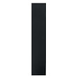 CHRISLIGNE - Plaque adhesive rectang borgne 250x50 noir mat - vignette