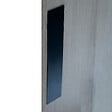 CHRISLIGNE - Plaque adhesive rectang borgne 250x50 noir mat - vignette
