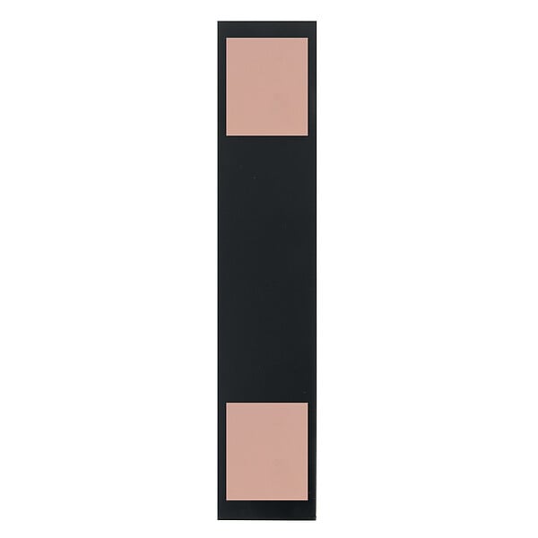CHRISLIGNE - Plaque adhesive rectang borgne 250x50 noir mat - large