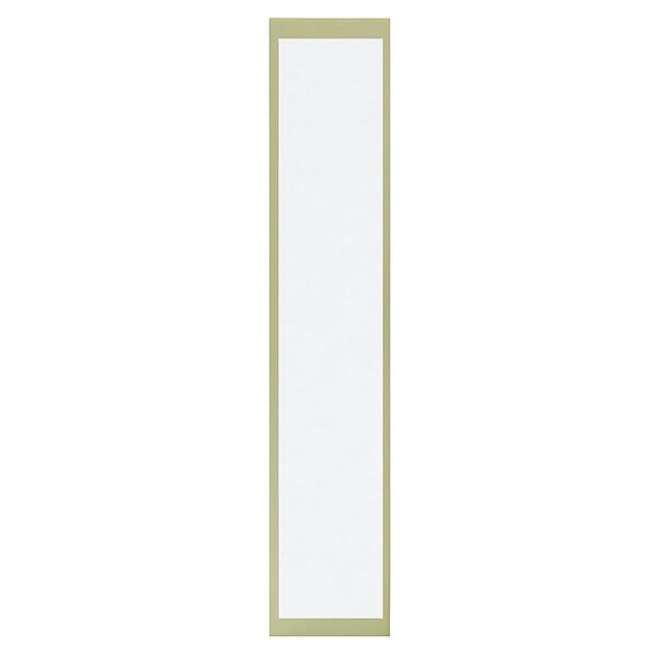 CHRISLIGNE - Plq adh rectang borgne 250x50 laitonne satine - large