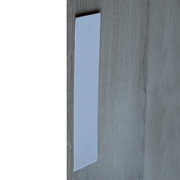 CHRISLIGNE - Plaque adhésive borgne - Blanc mat - L.250xl.50mm - large