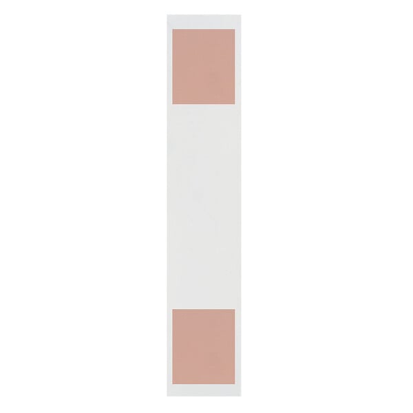 CHRISLIGNE - Plaque adhésive borgne - Blanc mat - L.250xl.50mm - large