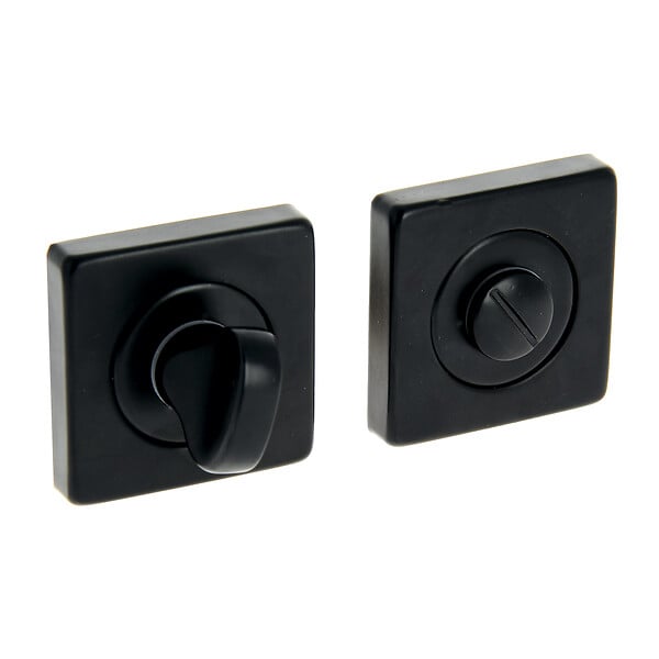 CHRISLIGNE - 2 rosaces carrees cddc acier noir mat - large