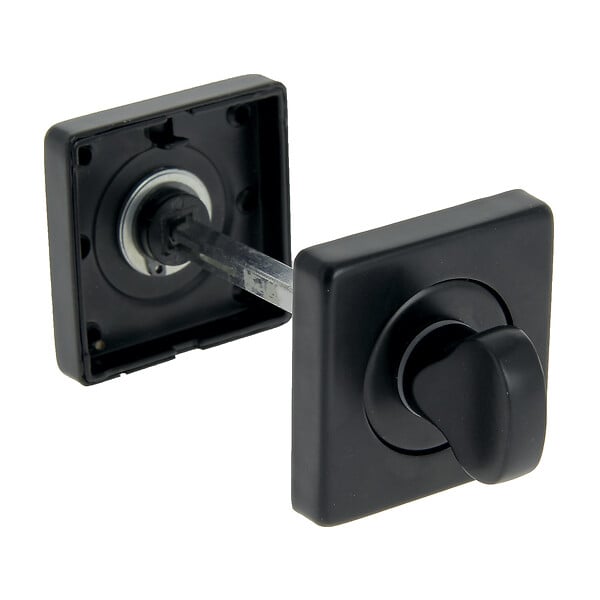 CHRISLIGNE - 2 rosaces carrees cddc acier noir mat - large