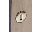 CHRISLIGNE - 2 rosaces adhesives d.45 cle nickel mat - vignette
