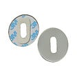 CHRISLIGNE - 2 rosaces adhesives d.45 cle nickel mat - vignette