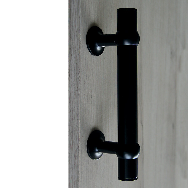 CHRISLIGNE - Tirant de porte long - Noir mat - L.210mm - large