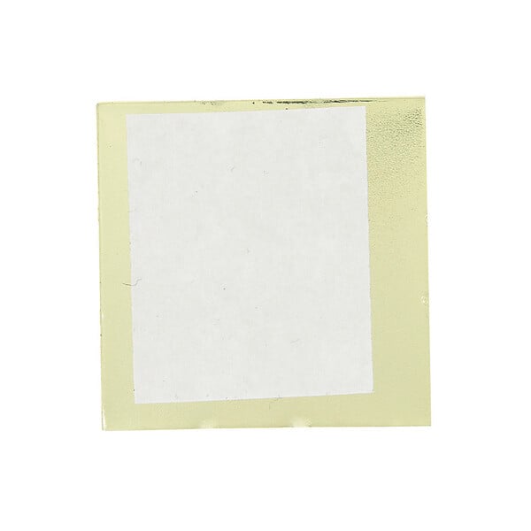 CHRISLIGNE - Plaque adh cache serrure borgne 50x50mm acier lait - large