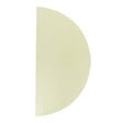 CHRISLIGNE - Plq 1/2lune adhesive 300x150 acier laitonne - vignette