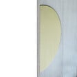 CHRISLIGNE - Plq 1/2lune adhesive 300x150 acier laitonne - vignette
