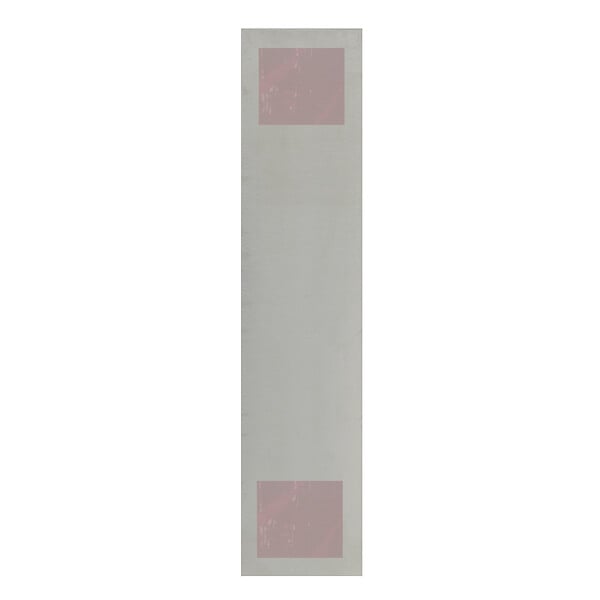 CHRISLIGNE - Plaque adhésive borgne rectangulaire inox - L.250xl.50mm - large