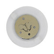 CHRISLIGNE - Bouton sur rosace alu blanc mat - vignette