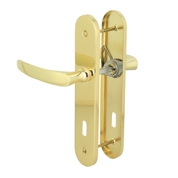 CHRISLIGNE - Ens pg alu/plq acier 165 cle ludon new laitonne - large