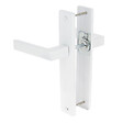 CHRISLIGNE - Ens poig/plaq 195 bdc joffrin alu blanc mat - vignette