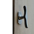 CHRISLIGNE - Cremone alu/platine acier oris nickel mat - vignette