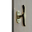 CHRISLIGNE - Cremone alu/platine acier oris laitonne - vignette