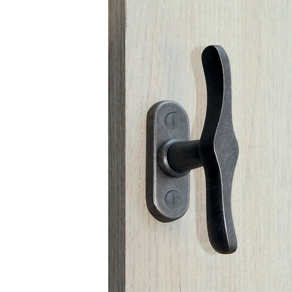 CHRISLIGNE - Cremone alu/platine acier oris vieux fer - large