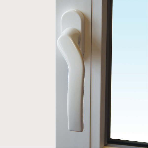 CHRISLIGNE - Cremone oscillo battant deportee droite aluminium blanc - large