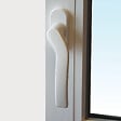 CHRISLIGNE - Cremone oscillo battant deportee droite aluminium blanc - vignette