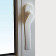 CHRISLIGNE - Cremone oscillo battant deportee gauche aluminium blanc - vignette
