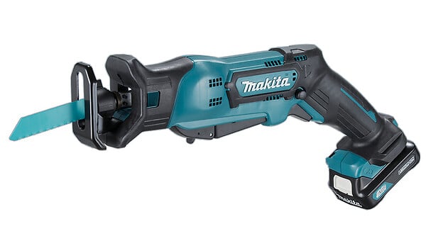 MAKITA - Scie sabre 10.8 V CXT -  - avec 2 batteries 12V 4.0 Ah - chargeur - MakPac - JR103DSMJ - large