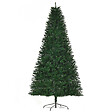 HOMCOM - Sapin de Noël artificiel Ø 120 x 240H cm 1499 branches épines imitation Nordmann grand réalisme vert - vignette