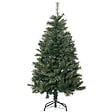 HOMCOM - Sapin de Noël artificiel Ø 84 x 150H cm 665 branches épines imitation Nordmann grand réalisme vert - vignette