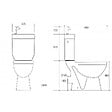 GODART - Pack wc surélevé Sortie Horizontale avec lave mains intégré - vignette